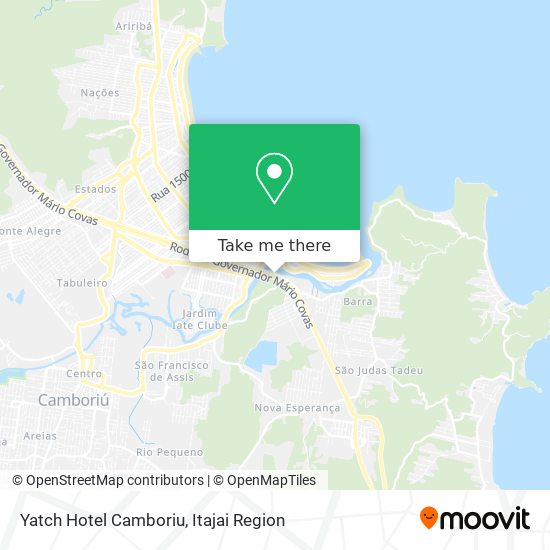 Yatch Hotel Camboriu map