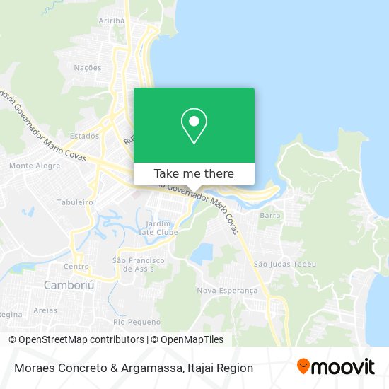 Moraes Concreto & Argamassa map