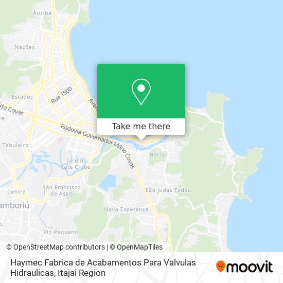 Haymec Fabrica de Acabamentos Para Valvulas Hidraulicas map