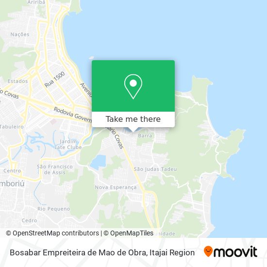 Bosabar Empreiteira de Mao de Obra map