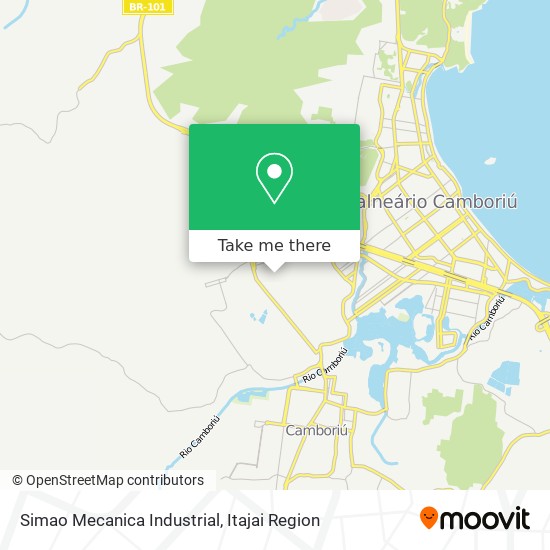 Simao Mecanica Industrial map