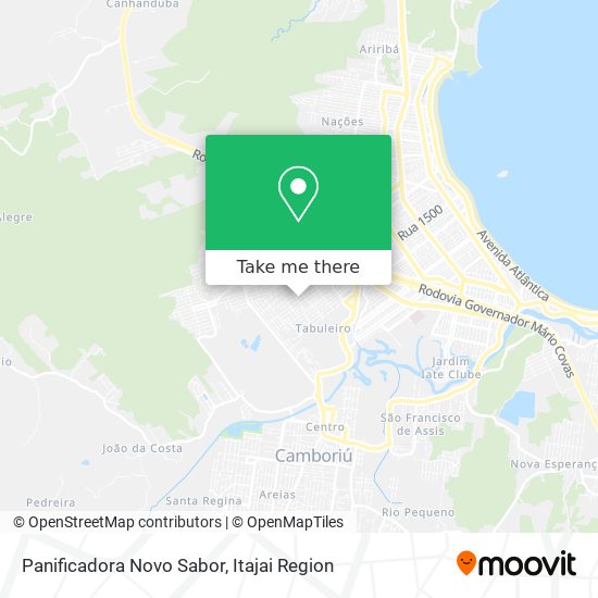 Panificadora Novo Sabor map