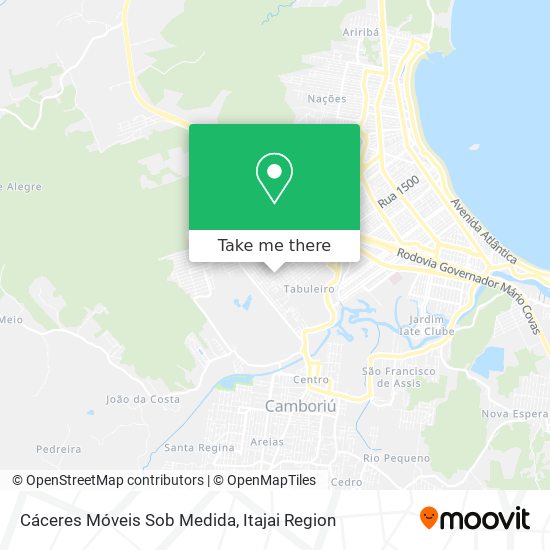 Cáceres Móveis Sob Medida map