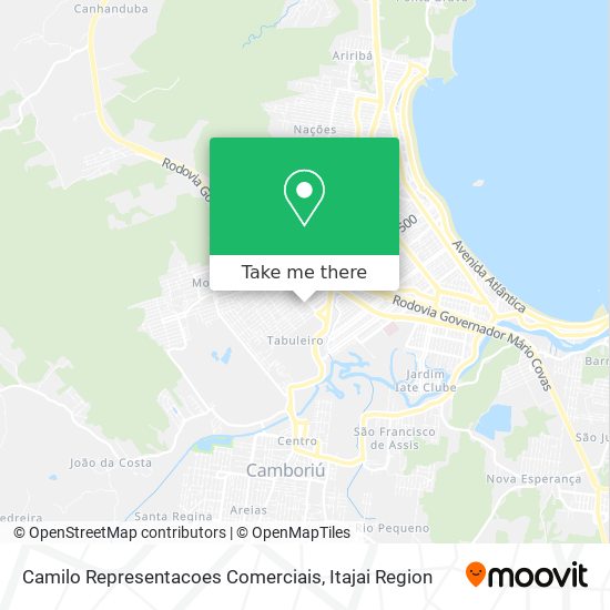 Mapa Camilo Representacoes Comerciais