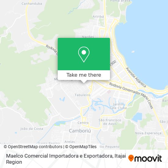 Maelco Comercial Importadora e Exportadora map