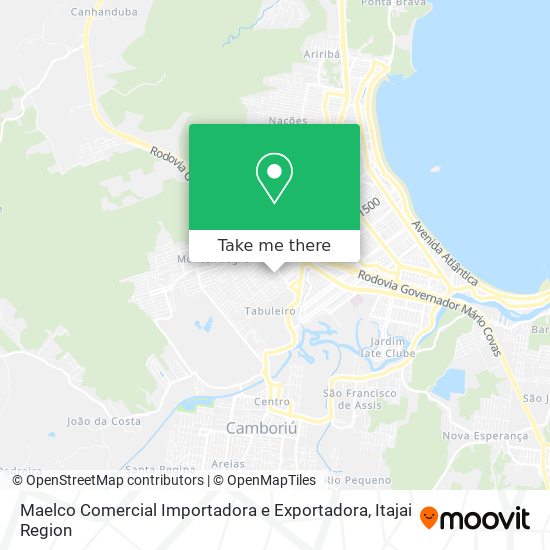 Mapa Maelco Comercial Importadora e Exportadora