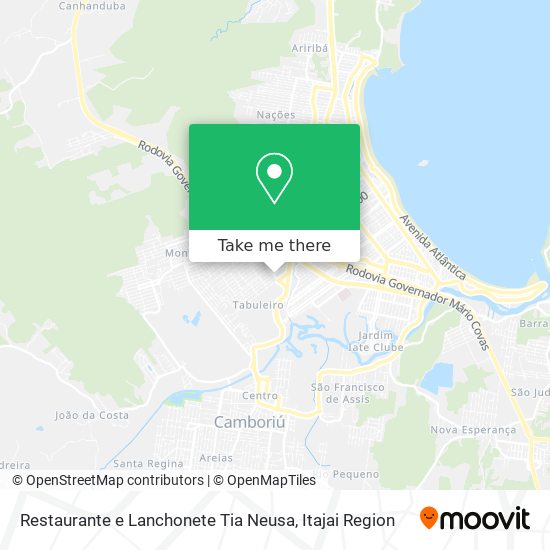 Mapa Restaurante e Lanchonete Tia Neusa