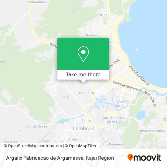 Argafix Fabricacao de Argamassa map