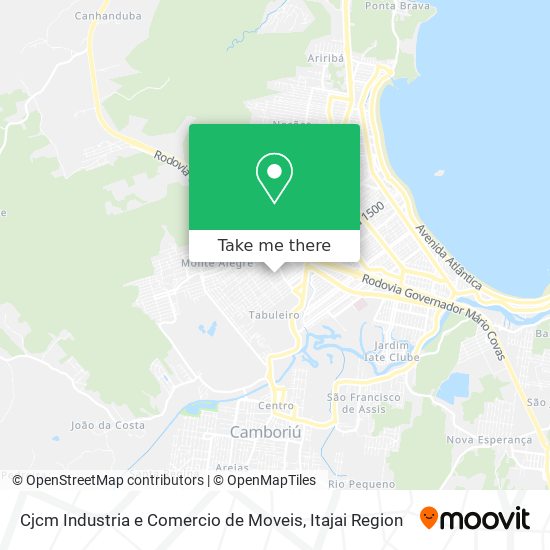 Cjcm Industria e Comercio de Moveis map