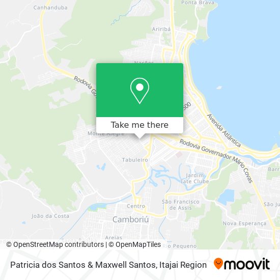 Patricia dos Santos & Maxwell Santos map