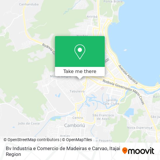 Bv Industria e Comercio de Madeiras e Carvao map