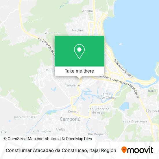 Construmar Atacadao da Construcao map