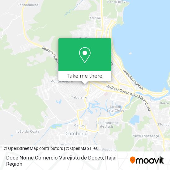 Mapa Doce Nome Comercio Varejista de Doces