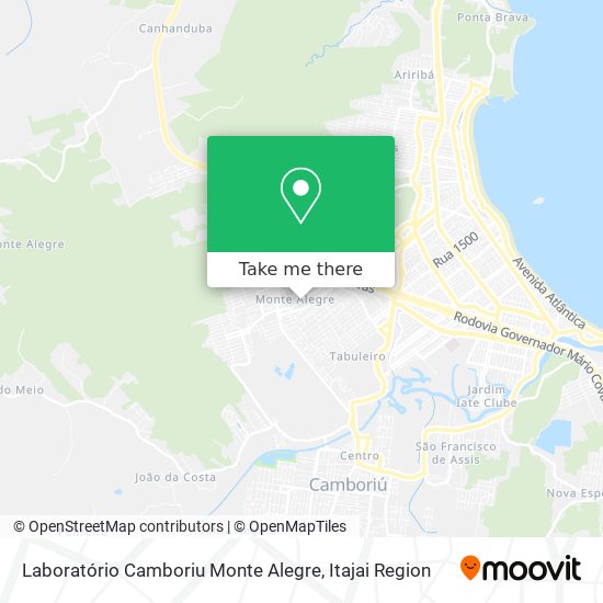 Laboratório Camboriu Monte Alegre map