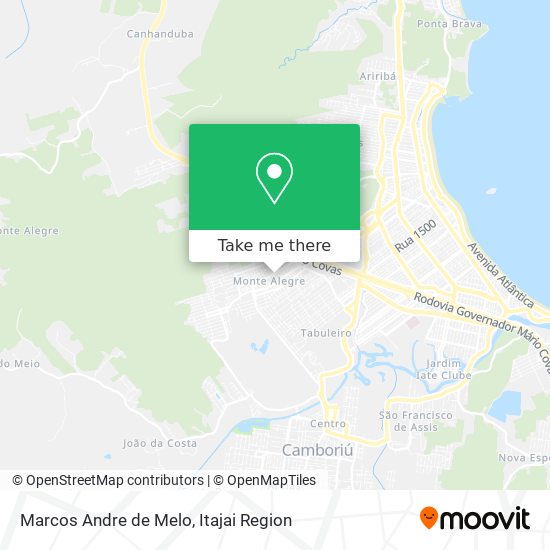 Mapa Marcos Andre de Melo