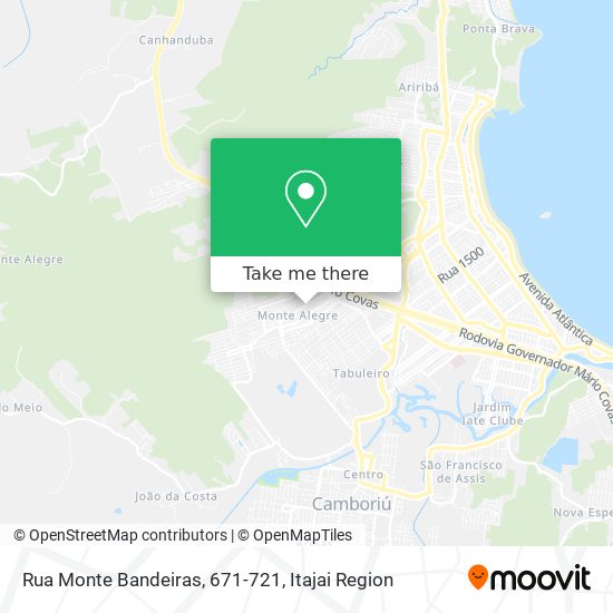 Rua Monte Bandeiras, 671-721 map