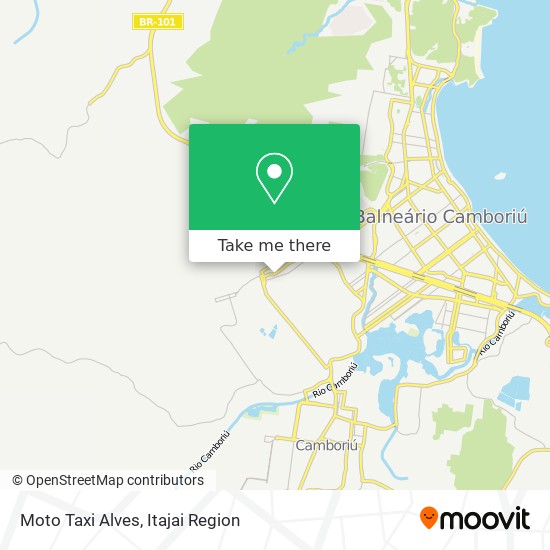 Moto Taxi Alves map