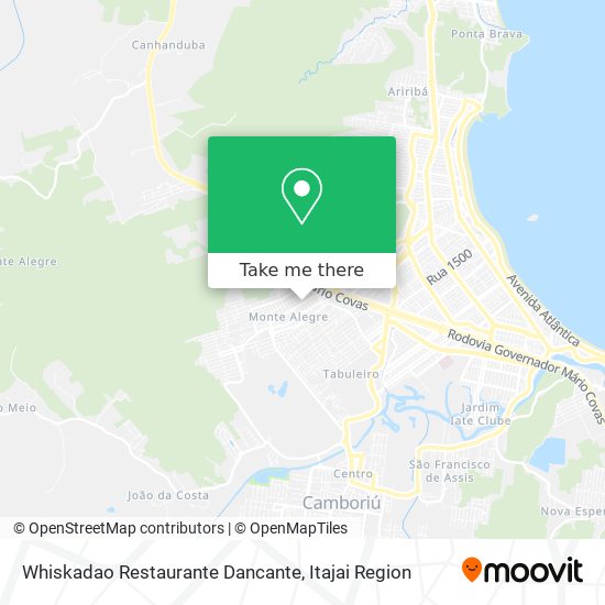 Mapa Whiskadao Restaurante Dancante