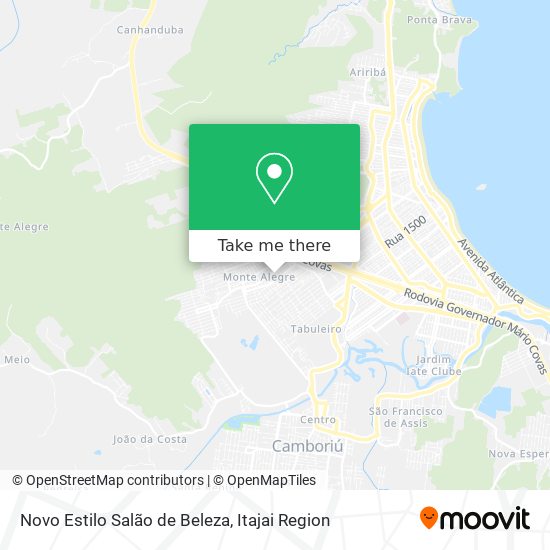 Novo Estilo Salão de Beleza map