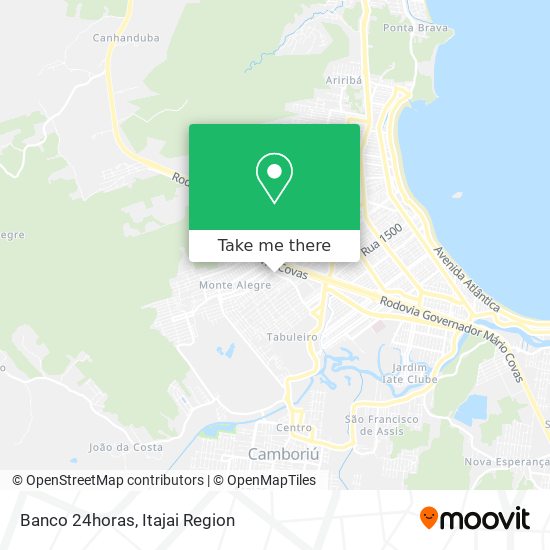 Mapa Banco 24horas