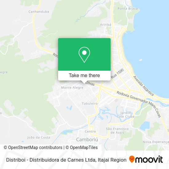 Distriboi - Distribuidora de Carnes Ltda map