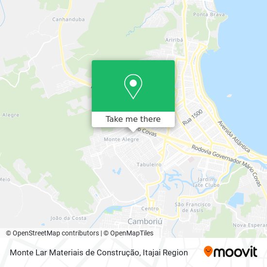 Monte Lar Materiais de Construção map