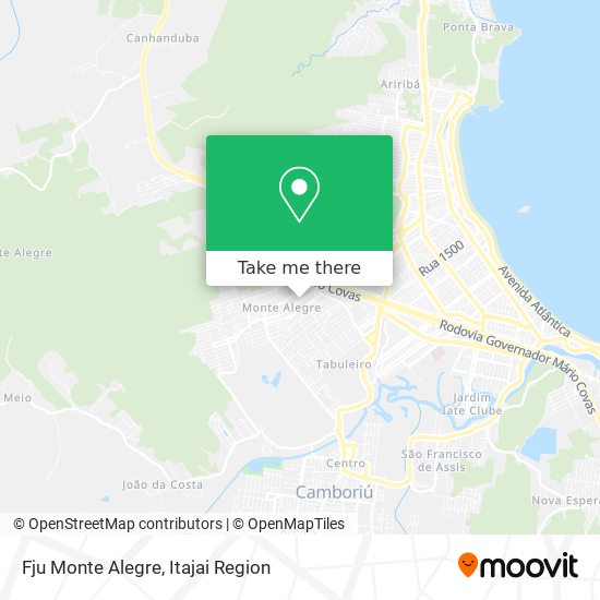 Mapa Fju Monte Alegre