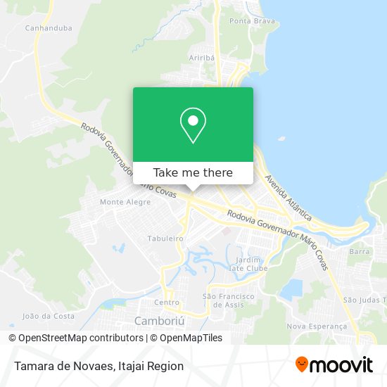 Tamara de Novaes map