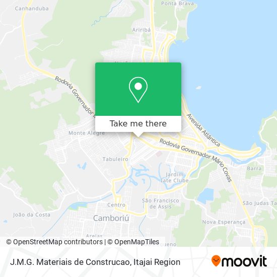 J.M.G. Materiais de Construcao map