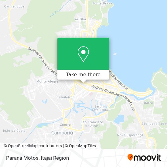 Paraná Motos map