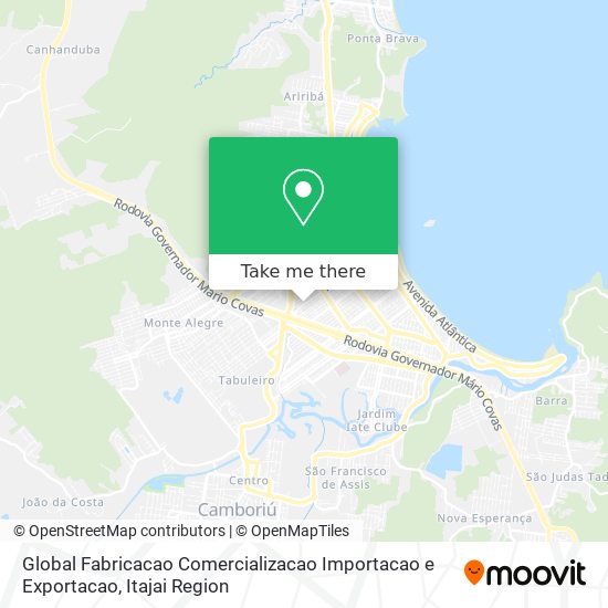 Global Fabricacao Comercializacao Importacao e Exportacao map