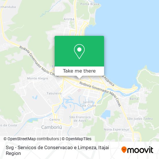 Mapa Svg - Servicos de Conservacao e Limpeza