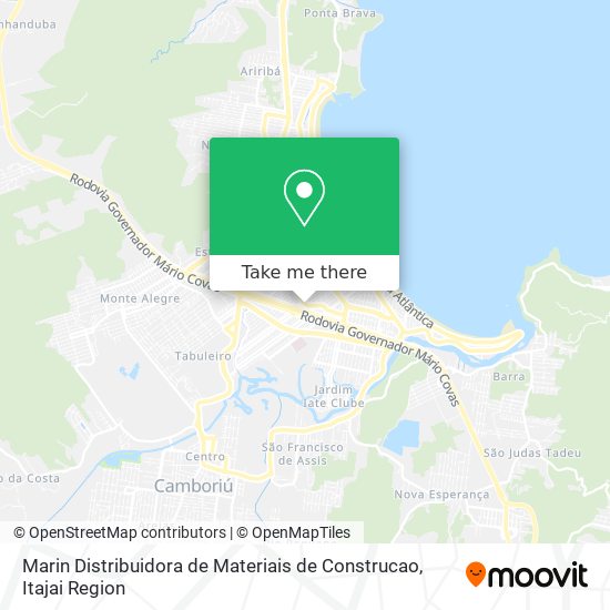 Marin Distribuidora de Materiais de Construcao map