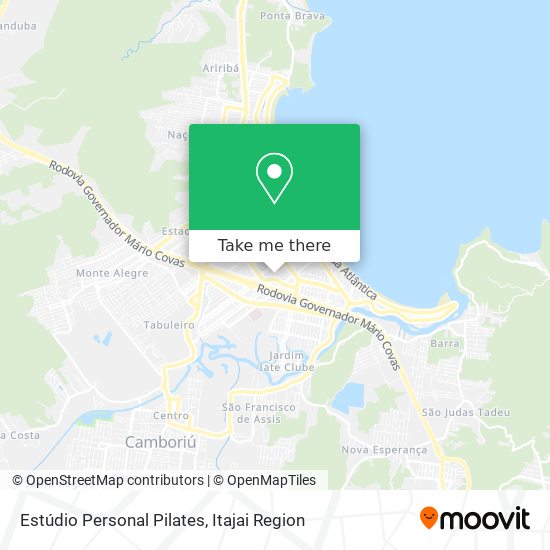 Mapa Estúdio Personal Pilates