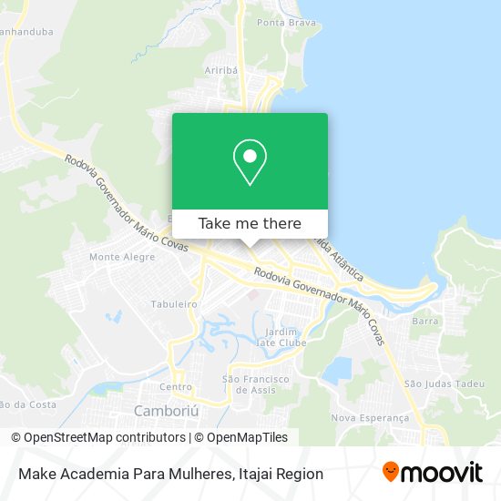Make Academia Para Mulheres map