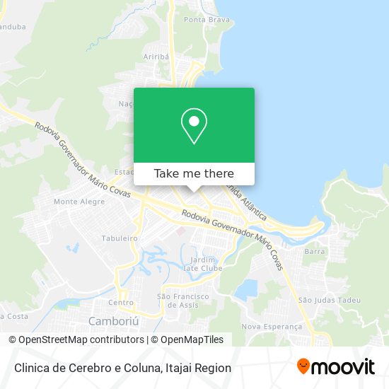 Clinica de Cerebro e Coluna map