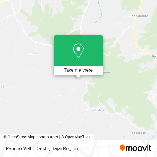 Rancho Velho Oeste map