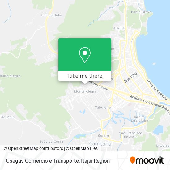 Usegas Comercio e Transporte map