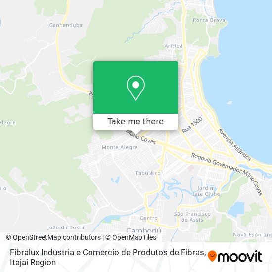 Mapa Fibralux Industria e Comercio de Produtos de Fibras