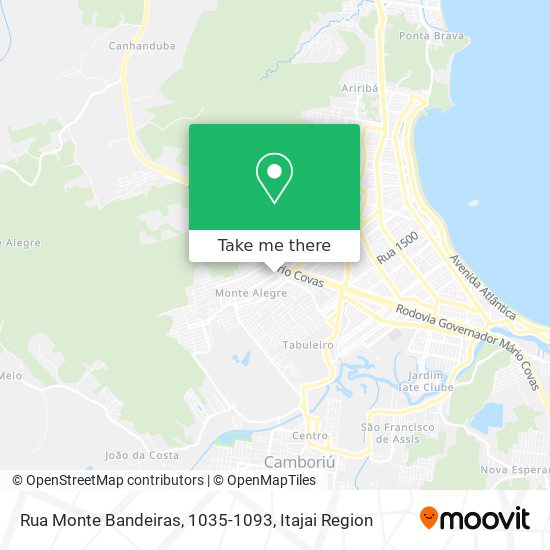 Rua Monte Bandeiras, 1035-1093 map