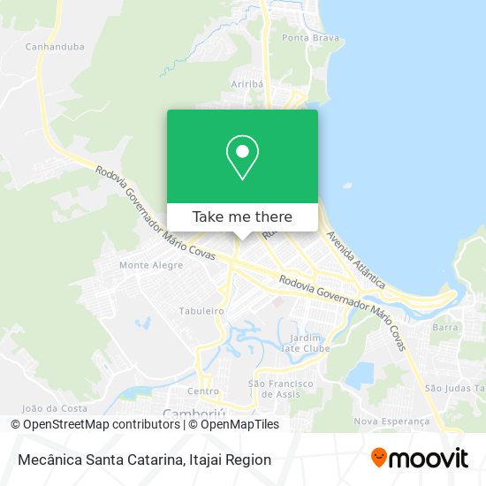 Mapa Mecânica Santa Catarina