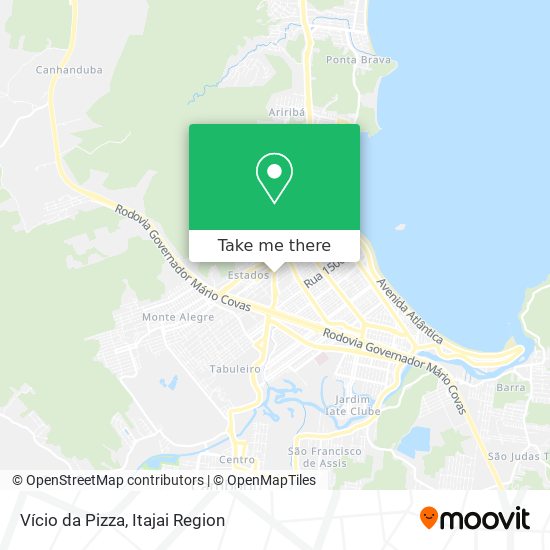 Mapa Vício da Pizza