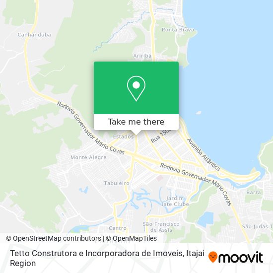 Tetto Construtora e Incorporadora de Imoveis map