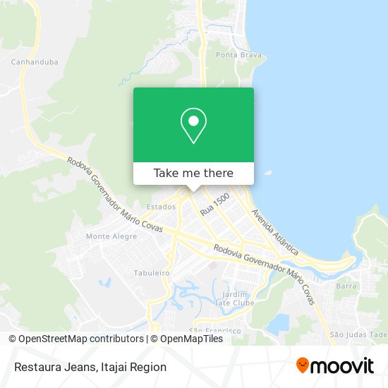 Restaura Jeans map