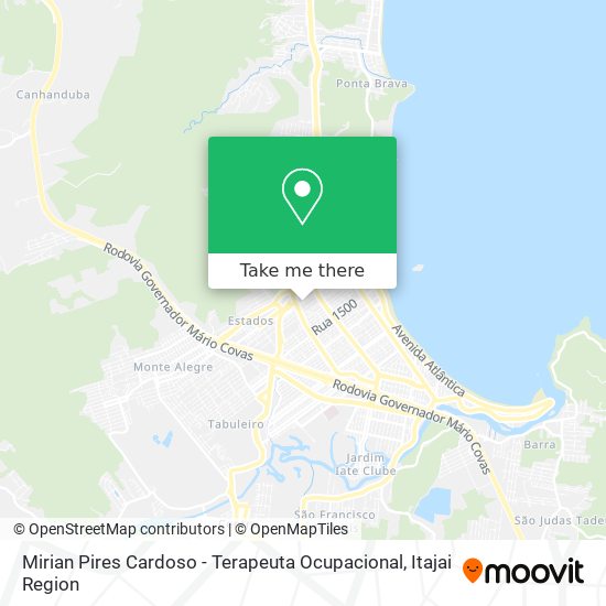 Mapa Mirian Pires Cardoso - Terapeuta Ocupacional