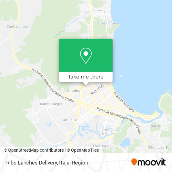 Ribs Lanches Delivery map