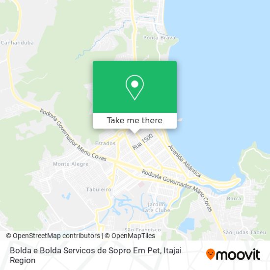 Bolda e Bolda Servicos de Sopro Em Pet map