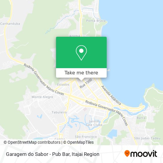 Mapa Garagem do Sabor - Pub Bar