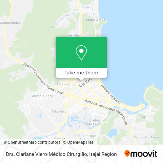 Mapa Dra. Clariane Viero-Médico Cirurgião