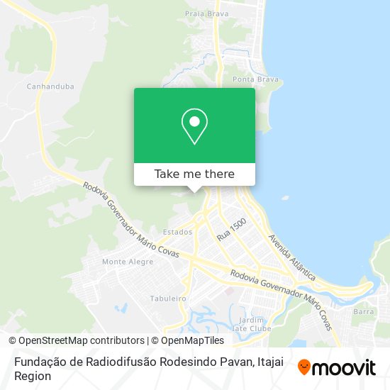 Fundação de Radiodifusão Rodesindo Pavan map